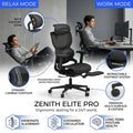 Ergonomic Office Chair With Footrest