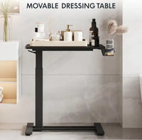 Standing Rolling Desk With Hidden Wheels | ErgoBackShield