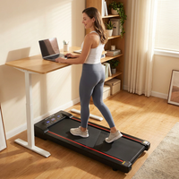 RHYTHM FUN Walking Pad Treadmill with Incline Under Desk Treadmill — Lifestyle