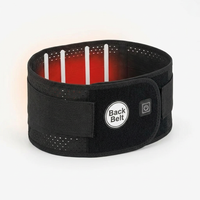 Red Light Therapy Belt Designed for Pain Relief, Far Infrared Heating, Water-Repellent Fabric, 28cm Design — Studio Shot
