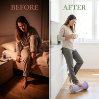 Foot Roller Massage For Relaxation — Before & After