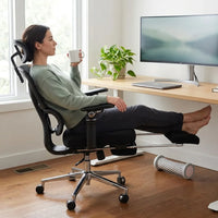 Ergonomic Office Chair Built for All-Day Comfort, 4D Headrest, Lumbar Support, Footrest Included — product view 2