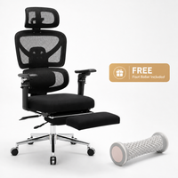 Ergonomic Office Chair Built for All-Day Comfort, 4D Headrest, Lumbar Support, Footrest Included — product view 7