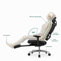 Ergonomic Office Chair Built for All-Day Comfort, 4D Headrest, Lumbar Support, Footrest Included — product view 9