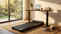 RHYTHM FUN Walking Pad Treadmill with Incline Under Desk Treadmill — Lifestyle