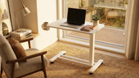 Standing Rolling Desk With Hidden Wheels — Lifestyle