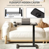 Standing Rolling Desk With Hidden Wheels | ErgoBackShield