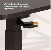 Standing Rolling Desk With Hidden Wheels | ErgoBackShield